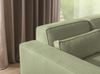 Ecksofa Schlafsofa WALDO Stoff Brooklyn Hellgrün Ottomane Rechts Bild 5