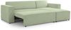 Ecksofa Schlafsofa WALDO Stoff Brooklyn Hellgrün Ottomane Rechts Bild 4