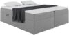 MEBLINI Boxspringbett LIONEL 180x200 cm mit Bettkasten - H4/Grau Webstoff Polsterbett - Doppelbett mit Topper & Taschenfederkern-Matratze Bild 2
