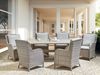 Gartentisch Metall Taupe CASCAIS Bild 3