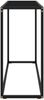 Konsolentisch, Beistelltisch, Konsole Schwarz 100x35x75 cm Hartglas Bild 3