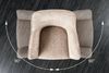 riess-ambiente Polsterstuhl VERONA champagner beige – Strukturstoff, mit Armlehne, Metallgestell (Einzelartikel, 1 St), 180° drehbar mit Auto-Return-Funktion – ideal für Esszimmer oder Büro Bild 4