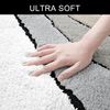 OTTO home Badematte Josie, Badvorleger, Badezimmer Teppich, Höhe 20 mm, rutschhemmend beschichtet, schnell trocknend, strapazierfähig, fußbodenheizungsgeeignet, Polyester, rechteckig, 3-tlg. Stand-WC Set, Badteppich, Badematten, rechteckig, rund & als ... Bild 4