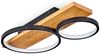 hofstein Deckenleuchte »Caces« dimmbare Deckenlampe aus Metall/Holz, 3000 Kelvin Bild 1