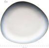 Mäser 931990 Kombiservice La Sinfonia für 4 Personen, Steinzeug, weiß/blau (1 Set, 16-teilig) Bild 3