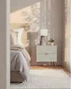 Vente-unique - NORSIM Bedside table Holz, Platte Beige - B 49,5 cm x H 40 cm x L 45 cm Bild 2
