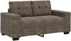 vidaXL Sofa 3 pcs Dunkelgrau 221 x 80 x 80 cm Leinenmischgewebe 3324638 Bild 5