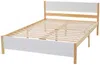 Massivholzbett, Doppelbett mit Lattenrost und Kopfteil, 140x200 cm, Holzbett, Jugendbett, Kiefer Bild 4