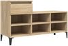 vidaXL Schuhregal Sonoma-Eiche 102x36x60 cm Holzwerkstoff 821215 Bild 2