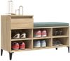 vidaXL Schuhregal Sonoma-Eiche 102x36x60 cm Holzwerkstoff 821215 Bild 4