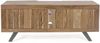 TV-Board Noranes aus Akazienholz, modernes Design, natur, 160 cm, Metallgestell in Grau Bild 4