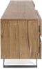 TV-Board Noranes aus Akazienholz, modernes Design, natur, 160 cm, Metallgestell in Grau Bild 3