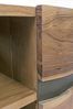 TV-Board Noranes aus Akazienholz, modernes Design, natur, 160 cm, Metallgestell in Grau Bild 5