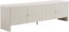 Vente-unique - MIRENALO TV unit Holz, Platte Beige - B 40 cm x H 55 cm x L 179,6 cm Bild 3