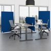 Rheinland Möbel FocusWall STWR0814 – Akustik-Stellwand 800×1400 mm in Stofffarbe Scuba inkl. Rollen – Mobile Schreibtisch-Trennwand für Büro & Homeoffice – Schallschutz – Made in Germany Bild 3