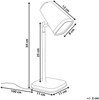 Kabellose LED Tischlampe MUSCA mit Dimmer Weiß Bild 2