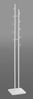 Garderobenständer >21353< in weiss, Metall - 29x176x29cm (BxHxT) Bild 4