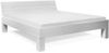 Möbel-Eins LUKY 4-Fuß-Bett mit Kopfteil, Material Massivholz, Fichte massiv weiss 140x200 cm Bild 3