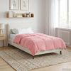 vidaXL Ganzjahresbettdecke Gepolstert Rosa 140 x 200 cm Mikrofaser 42026026 Bild 4