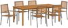 vidaXL Garten Essgruppe 7 pcs Grau Massivholz Akazie 3365524 Bild 2