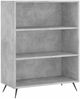 vidaXL Bücherregal Betongrau 69,5x32,5x90 cm Holzwerkstoff 828336 Bild 2