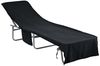 vidaXL Sonnenliege-Tücher 2 pcs Schwarz 210 x 75 cm 42011513 Bild 3