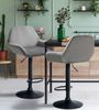 Barhocker Braga Samt schwarz [320900] Bild 3