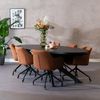 Bronx71 Esstisch Dio dänisch oval schwarz Melamin 270 x 130 cm Bild 5