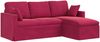 vidaXL Sofa Weinrot 198 x 134 x 80 cm Samt 42024463 Bild 2