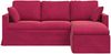 vidaXL Sofa Weinrot 198 x 134 x 80 cm Samt 42024463 Bild 4