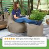 Green Bean® Sitzsack mit Rückenlehne, 230L Füllung waschbar, Polyester-PVC-Stoff khaki, 80 x 70 x 90 cm Bild 4