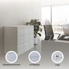 BISLEY Light Hängeregistraturschrank mit Schloss aus Metall in verkehrsweiß, 4 Schubladen, einbahnig - Hängeregisterschrank abschließbar, Hängeregistratur für Hängemappen & Hängeordner, IPCCA14-696 Bild 4