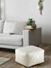 Amagohome Bodenkissen Kelim Sitzwürfel 50x50 H35cm Pouf Fußhocker Sitzhocker Bodenkissen Fuß Bild 4