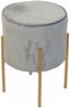 Polsterhocker/ -pouf "Daysi" grau Bild 2