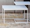 Beistelltisch Flat Quadratisch 60 cm Weiß/Esche Weiß Bild 5