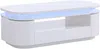 Vente-unique - VANDANA Couchtisch Holz, Platte Weiß - B 60 cm x H 42,5 cm x L 120 cm Bild 5