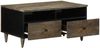 vidaXL Couchtisch Hellgrau 80x54x40 cm Massivholz Mango 4017805 Bild 3
