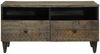 vidaXL Couchtisch Hellgrau 80x54x40 cm Massivholz Mango 4017805 Bild 2