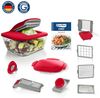 Genius Gemüseschneider Gemüsehobel Nicer Dicer Chef 15 tlg. Rot Bild 2