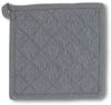 gws Hitzebeständige Topflappen 1 Paar Anthrazit 20 x 20 cm 100 Prozent Baumwolle OEKO TEX Standard 100 rutschfest waschbar : Anthrazit : Topflappen Bild 5