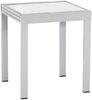 Amalfi Set 3tlg, 2 Klappsessel, Balkonausziehtisch 65 (130) x 65 cm matte Glasplatte, schwarz Bild 4
