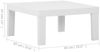 vidaXL Lounge-Gartentisch Kunststoff Weiß 315850 Bild 5