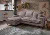 Polsterecke >Rube< Schlaffunktion, Stauraum, Cord grau-braun - 240x92x150cm (BxHxT) Bild 2