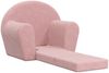 vidaXL Schlafsofa für Kinder Rosa Weich Plüsch 356997 Bild 4