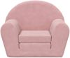 vidaXL Schlafsofa für Kinder Rosa Weich Plüsch 356997 Bild 3