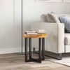 Couchtisch, Sofatisch 40 x 45 cm Massivholz Teak und Polyresin Bild 2