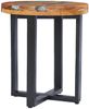 Couchtisch, Sofatisch 40 x 45 cm Massivholz Teak und Polyresin Bild 5