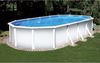 Planet Pool Ovalpool Stahlwandpool ovalform Classic 610x360x120 cm, Sta (Einzelbecken, 1-tlg), verzinkte Stahlwand Bild 2