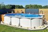 Planet Pool Ovalpool Stahlwandpool ovalform Classic 610x360x120 cm, Sta (Einzelbecken, 1-tlg), verzinkte Stahlwand Bild 3
