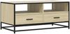 vidaXL Couchtisch Sonoma-Eiche 100x50x45 cm Holzwerkstoff und Metall 848785 Bild 2
